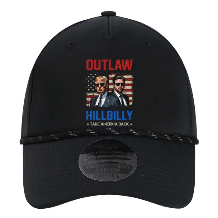 Trump Vance 2024 Outlaw Hillbilly Us Flag Vintage Elections Performance The Dyno Cap