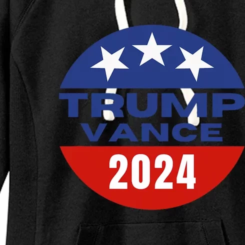 Trump Vance 2024 Republican Women's Fleece Hoodie