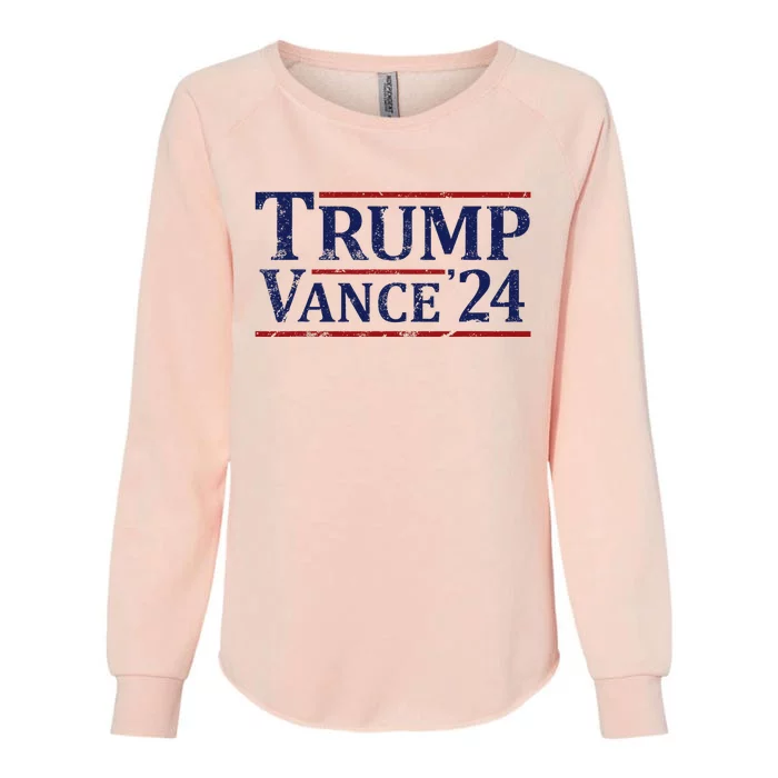 Trump Vance 24 Vintage 2024 Womens California Wash Sweatshirt