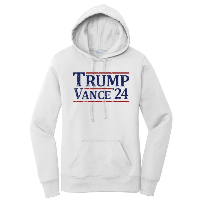 Trump Vance 24 Vintage 2024 Women's Pullover Hoodie