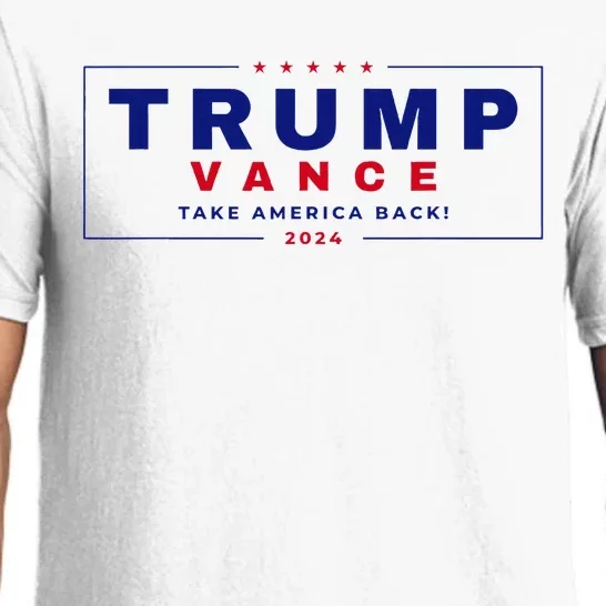 Trump Vance 2024 Donald Trump J.D. Vance Take America Back Pajama Set