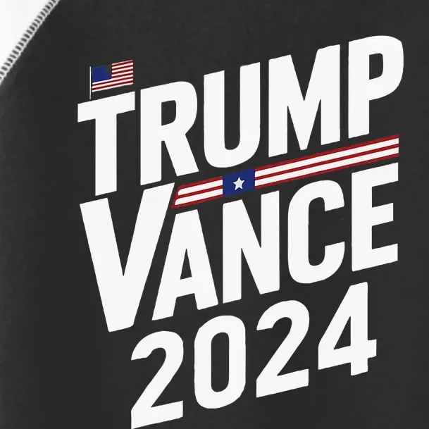 Trump Vance 2024 Election Donald Trump Jd Vance 2024 Toddler Fine Jersey T-Shirt