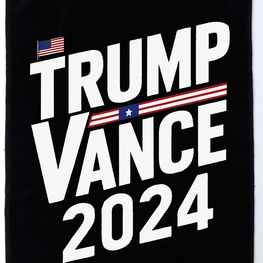 Trump Vance 2024 Election Donald Trump Jd Vance 2024 Platinum Collection Golf Towel