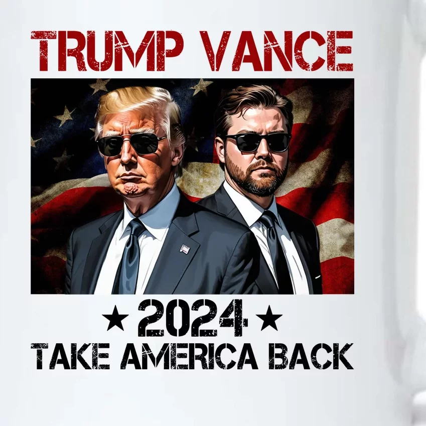 Trump Vance 2024 Take America Back Usa Election Black Color Changing Mug