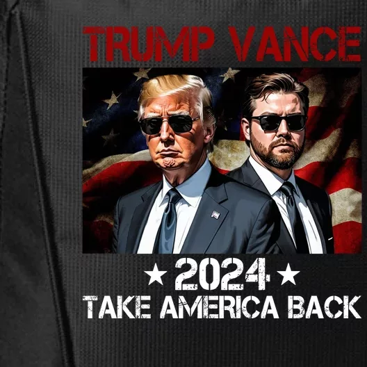 Trump Vance 2024 Take America Back Usa Election City Backpack