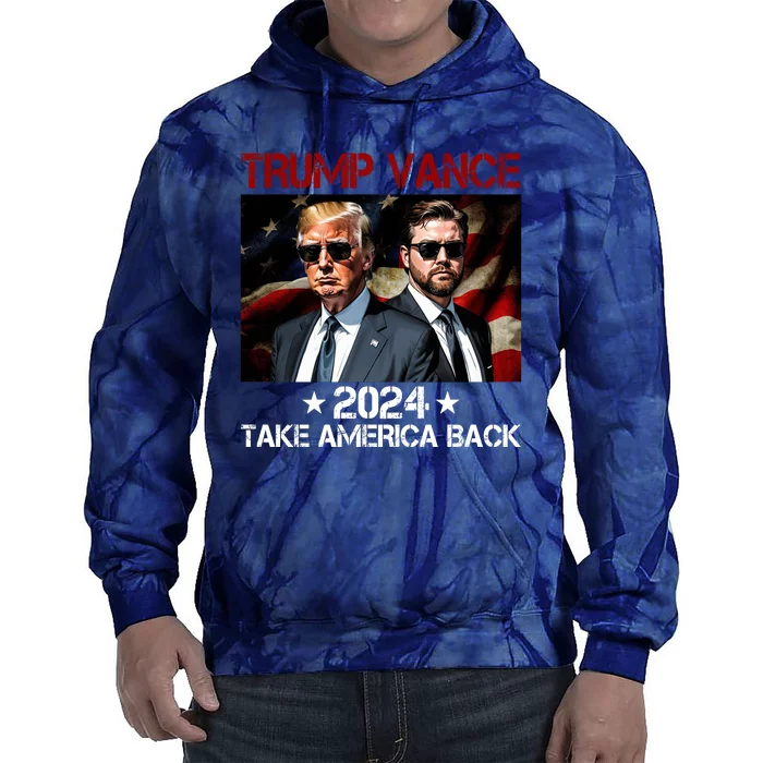 Trump Vance 2024 Take America Back Usa Election Tie Dye Hoodie