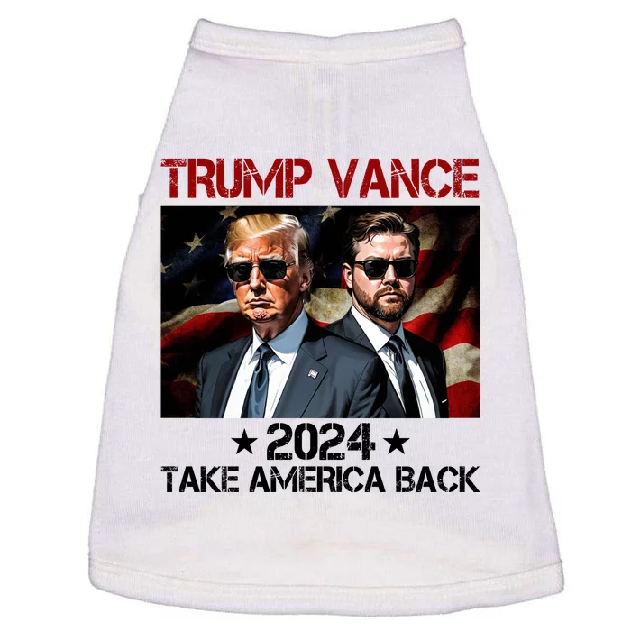 Trump Vance 2024 Take America Back Usa Election Doggie Tank