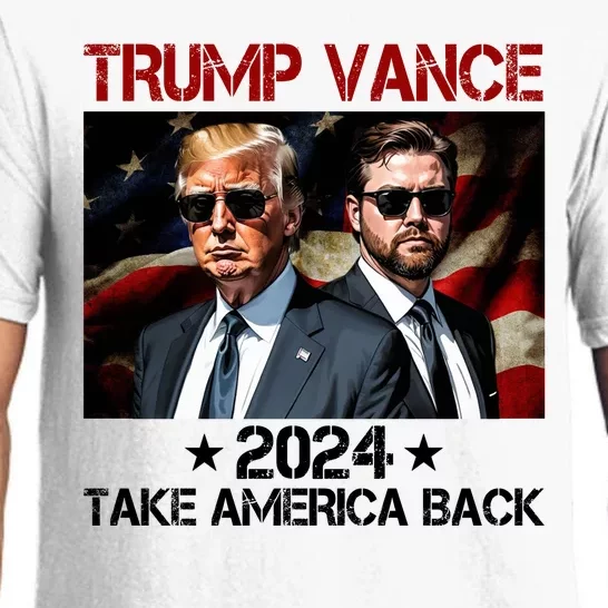 Trump Vance 2024 Take America Back Usa Election Pajama Set