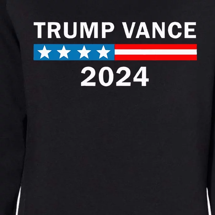 Trump Vance 2024 For President Vp Usa Republican Election Womens California Wash Sweatshirt