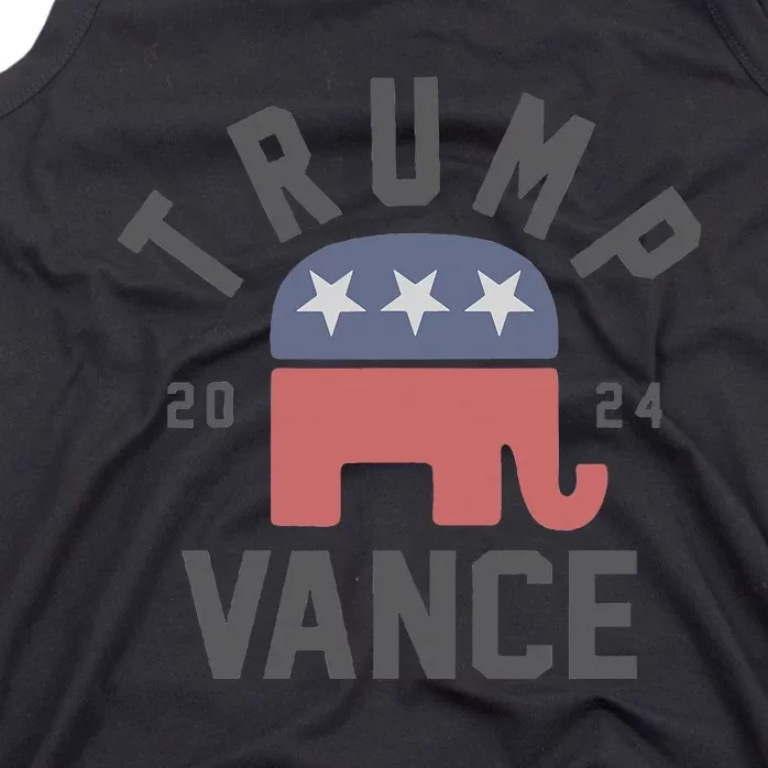 Trump Vance 2024 President Trump Supporter Re Election Tank Top