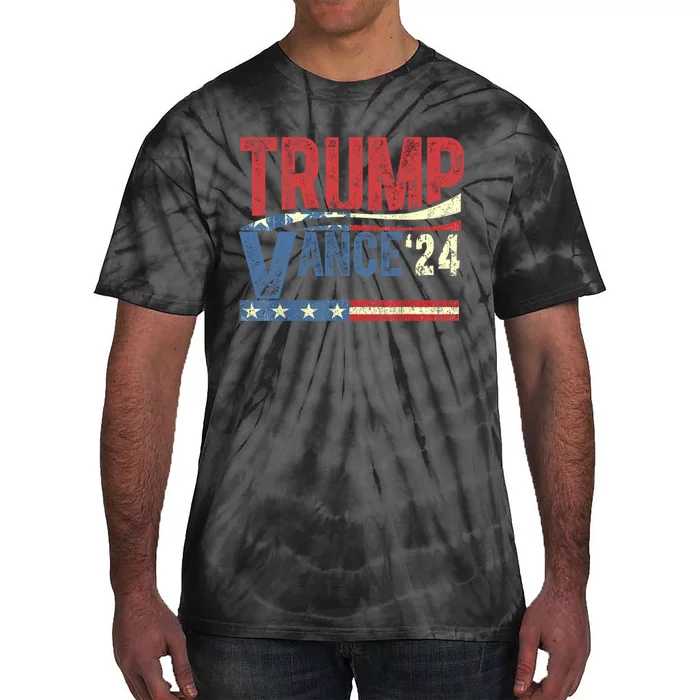 Trump Vance 24 J.D. Vance For President Tie-Dye T-Shirt