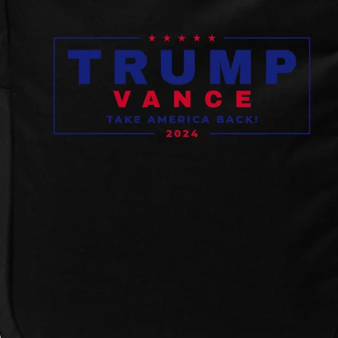 Trump Vance 2024 Donald Trump J.D. Vance Take America Back Impact Tech Backpack