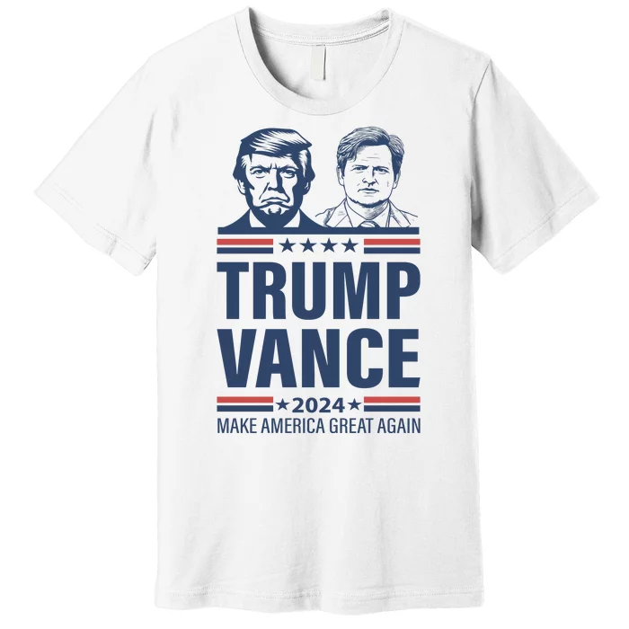 Trump Vance 24 Maga Premium T-Shirt