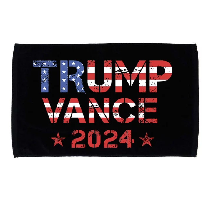 Trump Vance 2024 Vintage Patriotic Microfiber Hand Towel