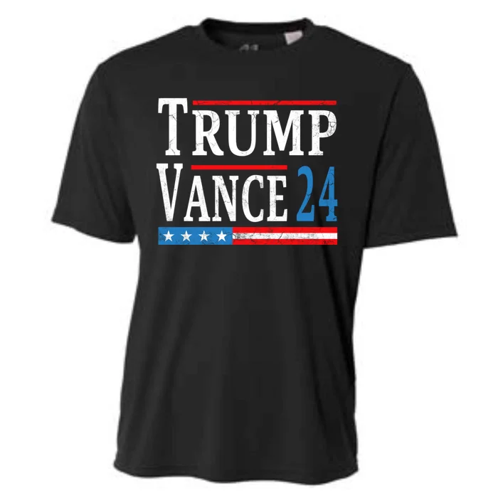 Trump Vance 2024 President Trump Supporter Reelection Cooling Performance Crew T-Shirt