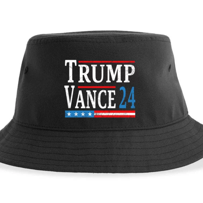 Trump Vance 2024 President Trump Supporter Reelection Sustainable Bucket Hat