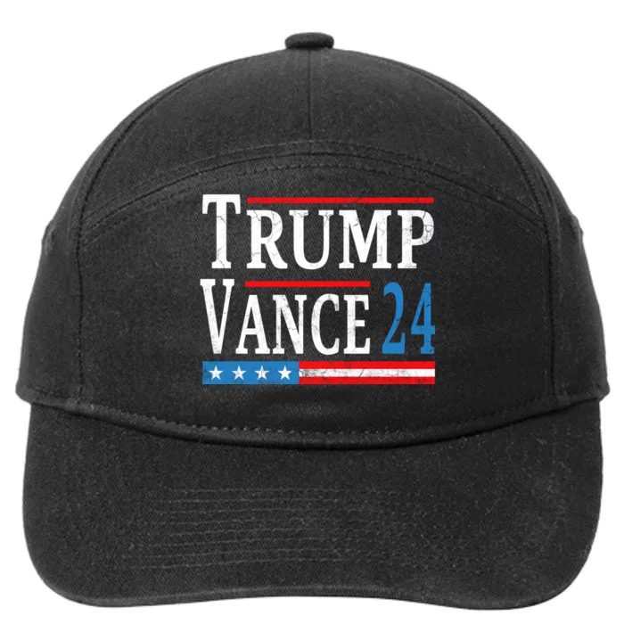 Trump Vance 2024 President Trump Supporter Reelection 7-Panel Snapback Hat