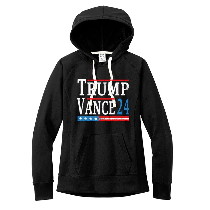 Trump Vance 2024 President Trump Supporter Reelection Women's Fleece Hoodie