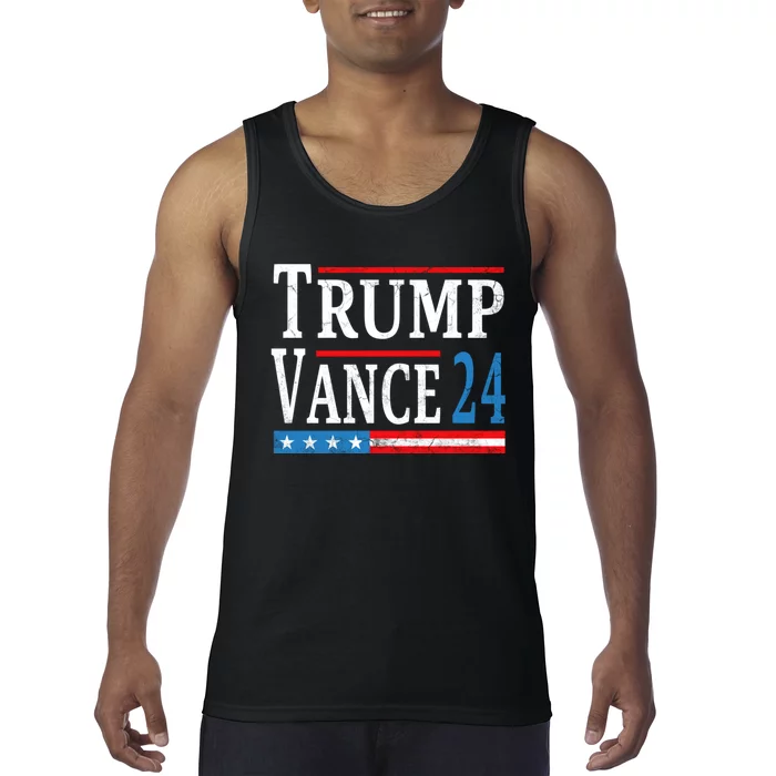 Trump Vance 2024 President Trump Supporter Reelection Tank Top