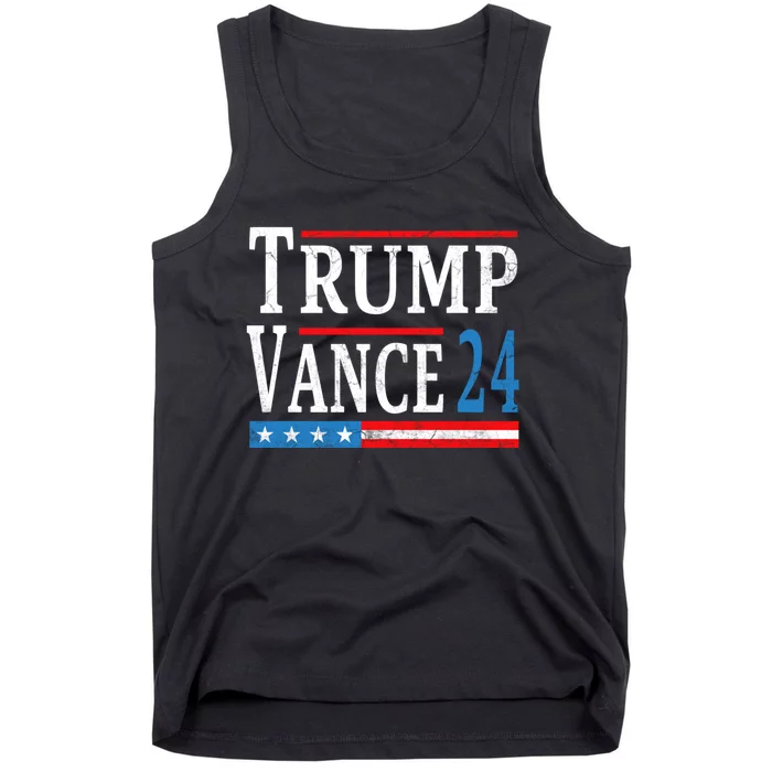 Trump Vance 2024 President Trump Supporter Reelection Tank Top