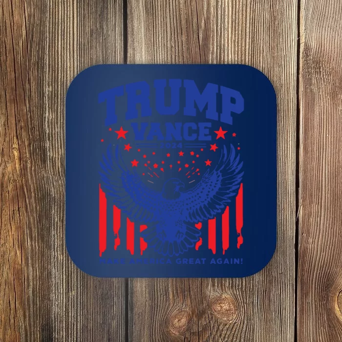 Trump Vance 24 Trump Jd Vance Eagle Trump Shot Coaster