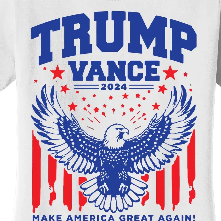 Trump Vance 24 Trump Jd Vance Eagle Trump Shot Women's T-Shirt