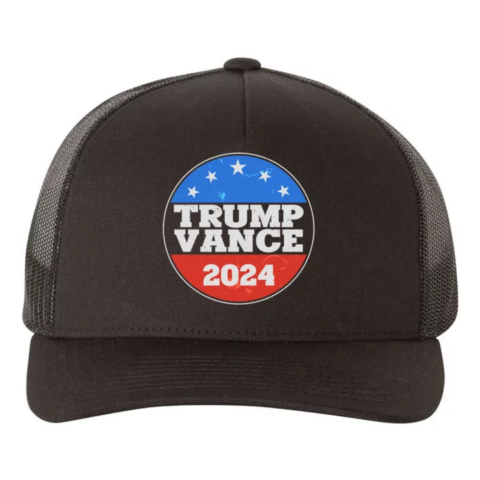 Trump Vance 2024 Yupoong Adult 5-Panel Trucker Hat