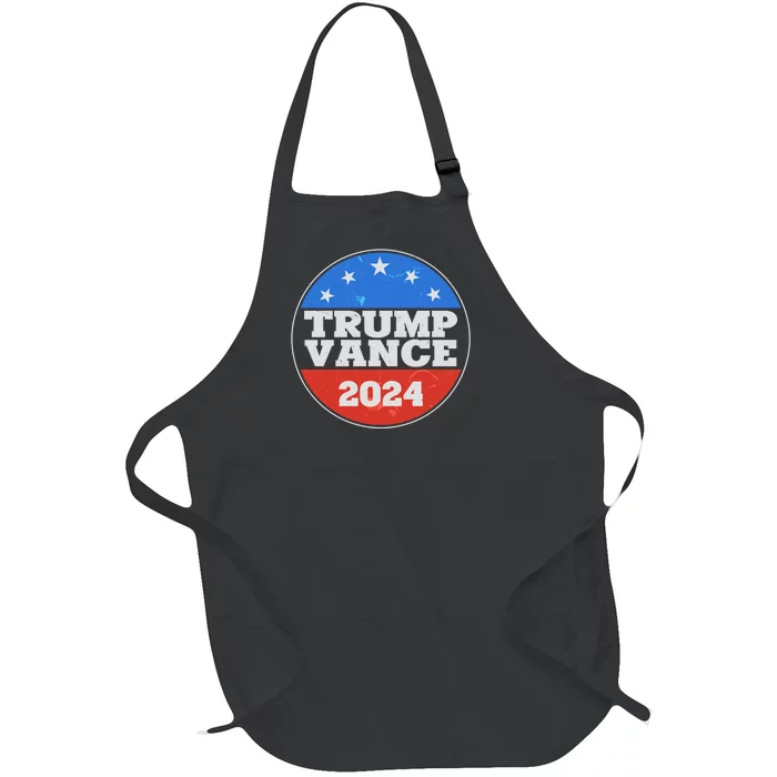 Trump Vance 2024 Full-Length Apron With Pocket