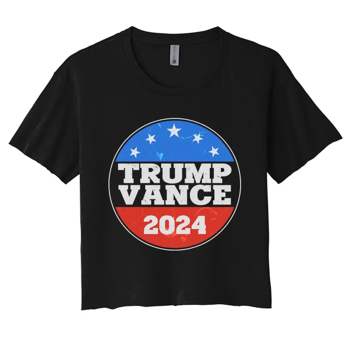 Trump Vance 2024 Women's Crop Top Tee