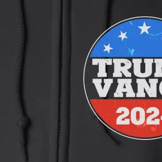 Trump Vance 2024 Full Zip Hoodie