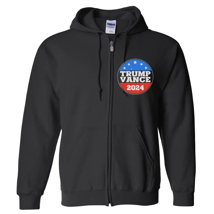 Trump Vance 2024 Full Zip Hoodie