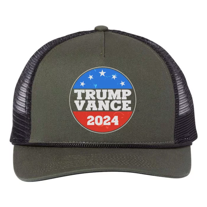 Trump Vance 2024 Retro Rope Trucker Hat Cap