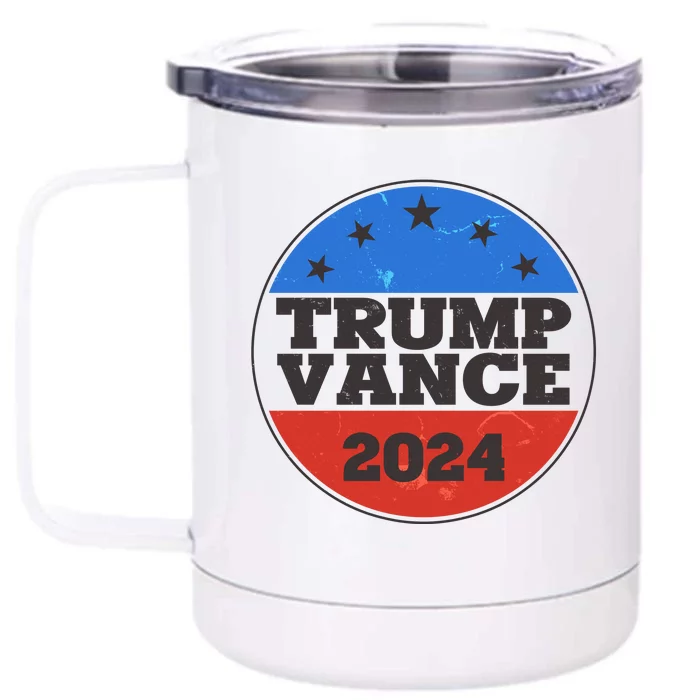 Trump Vance 2024 Front & Back 12oz Stainless Steel Tumbler Cup