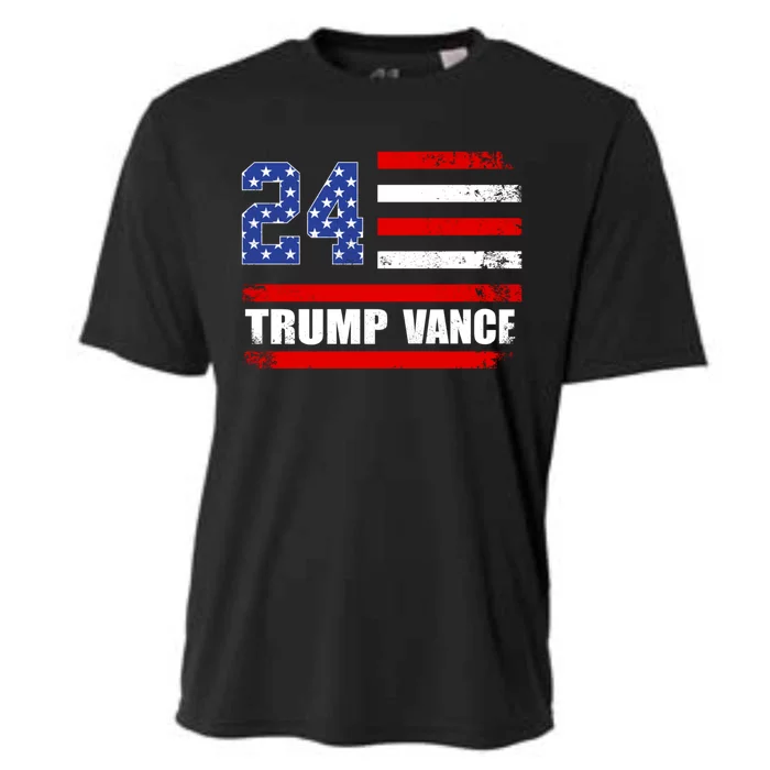 Trump Vance 2024 President Trump Supporter Reelection Cooling Performance Crew T-Shirt