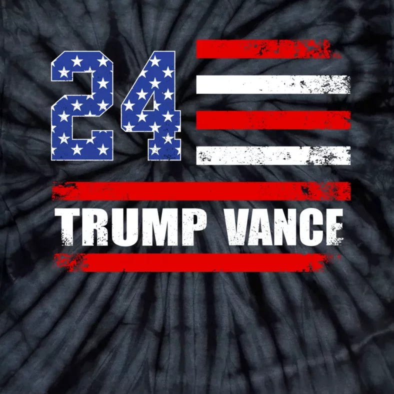 Trump Vance 2024 President Trump Supporter Reelection Tie-Dye T-Shirt