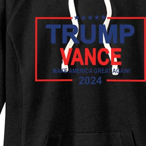 Trump Vance 2024 Vice President Jd Vance Women's Fleece Hoodie