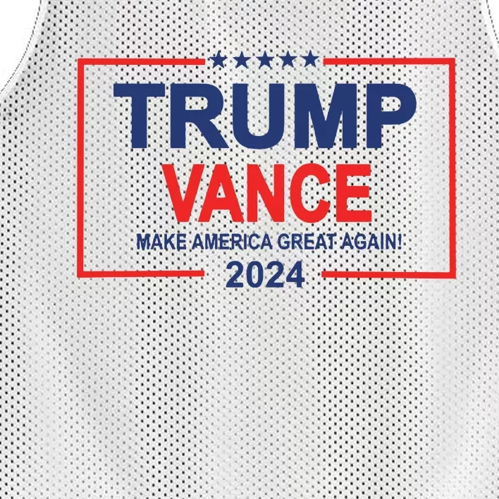 Trump Vance 2024 Vice President Jd Vance Mesh Reversible Basketball Jersey Tank