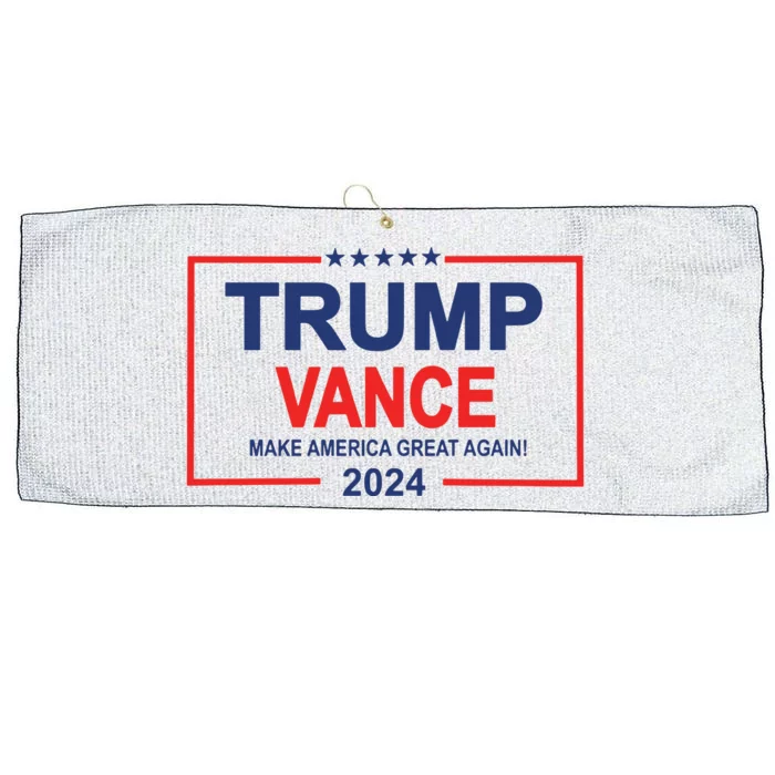 Trump Vance 2024 Vice President Jd Vance Large Microfiber Waffle Golf Towel