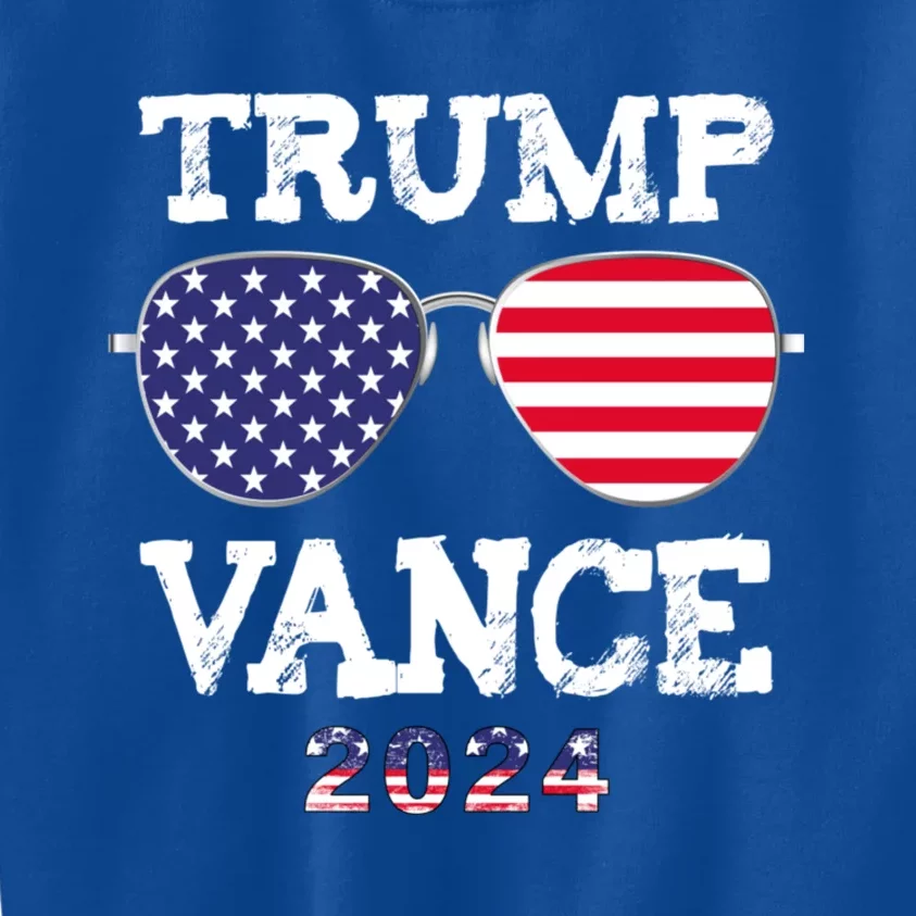 Trump Vance 2024 President Trump Supporter Re Election Kids Sweatshirt