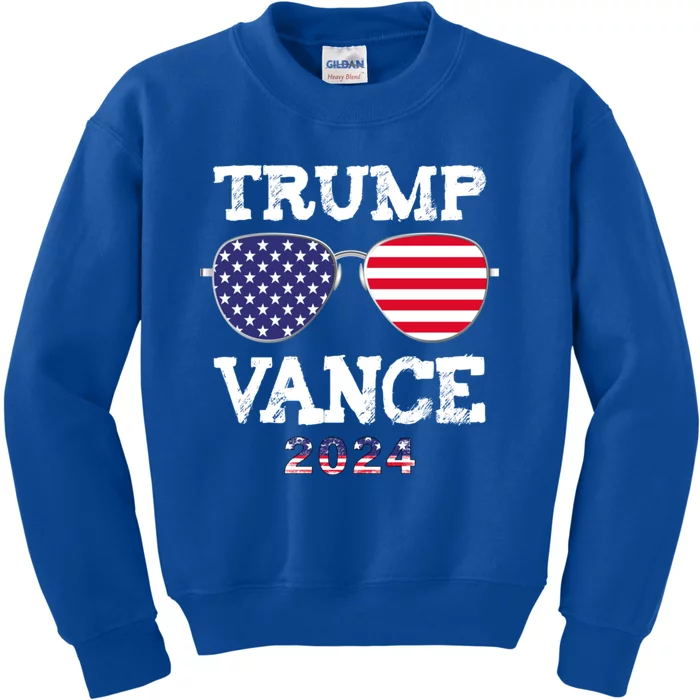 Trump Vance 2024 President Trump Supporter Re Election Kids Sweatshirt