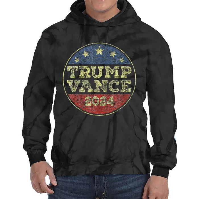 Trump Vance 2024 For President Vp Election 2024 Pocket Tie Dye Hoodie