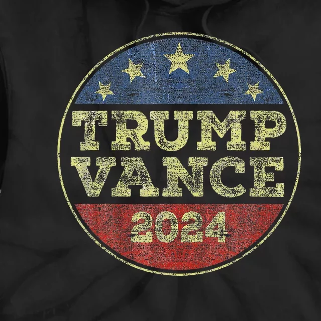 Trump Vance 2024 For President Vp Election 2024 Pocket Tie Dye Hoodie