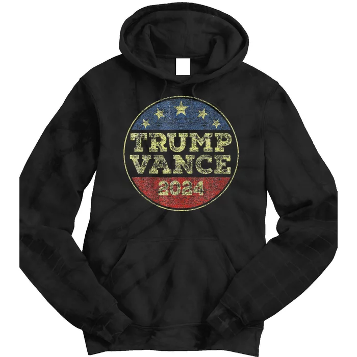 Trump Vance 2024 For President Vp Election 2024 Pocket Tie Dye Hoodie