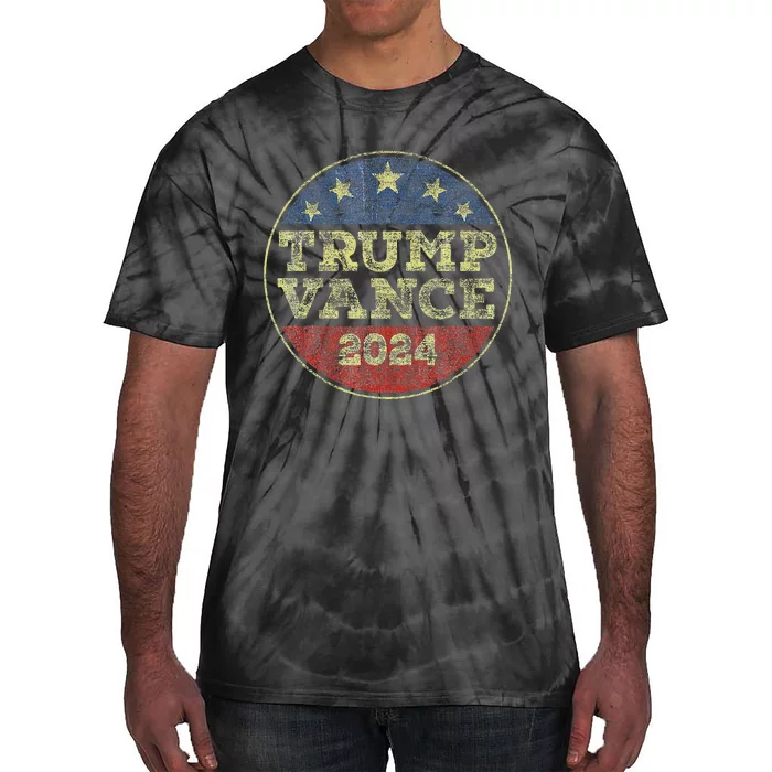 Trump Vance 2024 For President Vp Election 2024 Pocket Tie-Dye T-Shirt