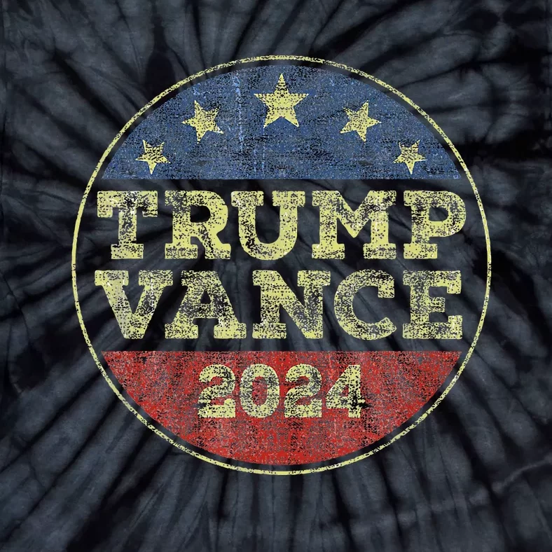 Trump Vance 2024 For President Vp Election 2024 Pocket Tie-Dye T-Shirt