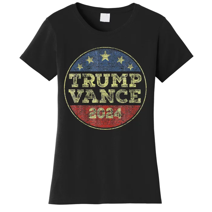 Trump Vance 2024 For President Vp Election 2024 Pocket Women's T-Shirt