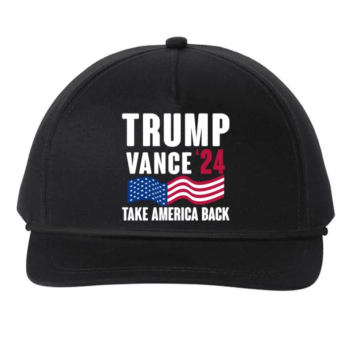 Trump Vance 2024 Take America Back Snapback Five-Panel Rope Hat