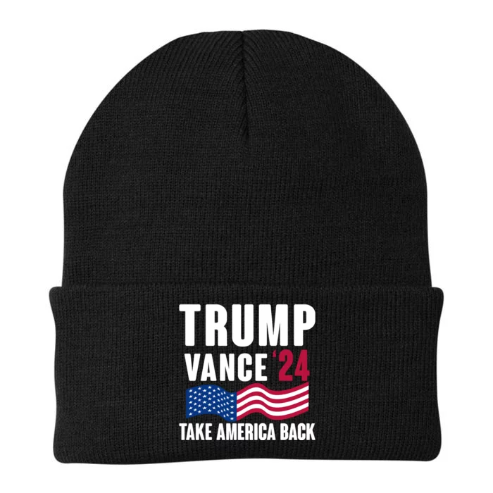 Trump Vance 2024 Take America Back Knit Cap Winter Beanie