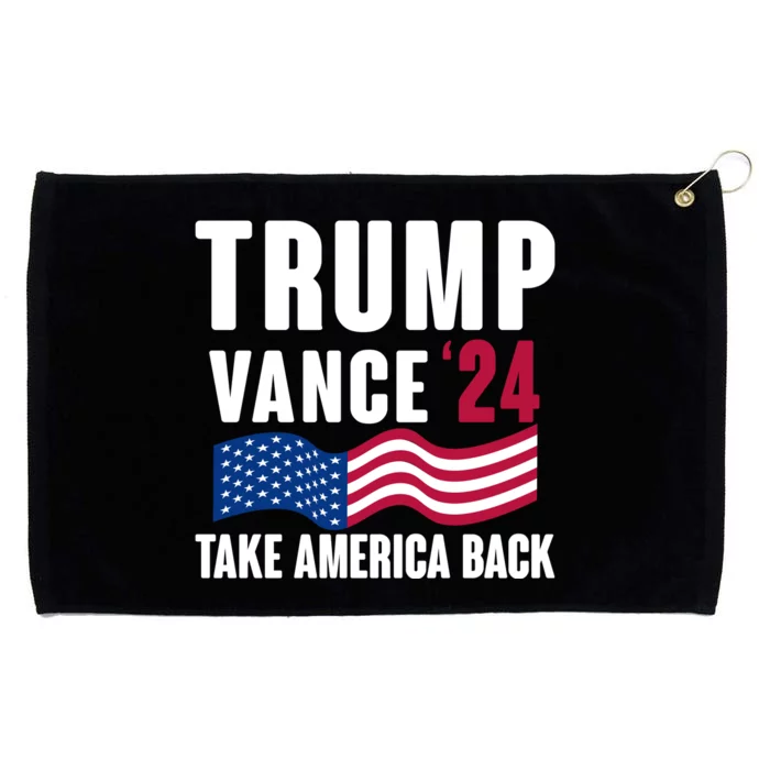 Trump Vance 2024 Take America Back Grommeted Golf Towel