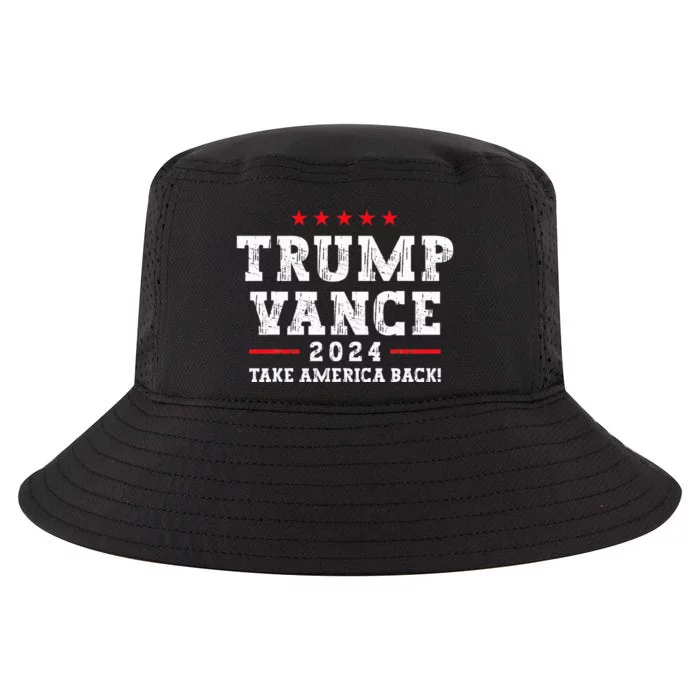 Trump Vance 2024 Take America Back Vice President Trump 2024 Cool Comfort Performance Bucket Hat